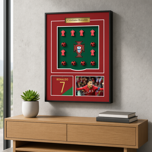 The CR7 Legacy Football Tribute Wall Art