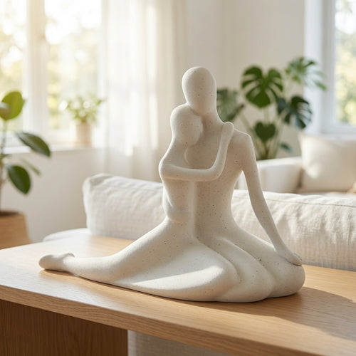 Eternal Bond Connection White Statue