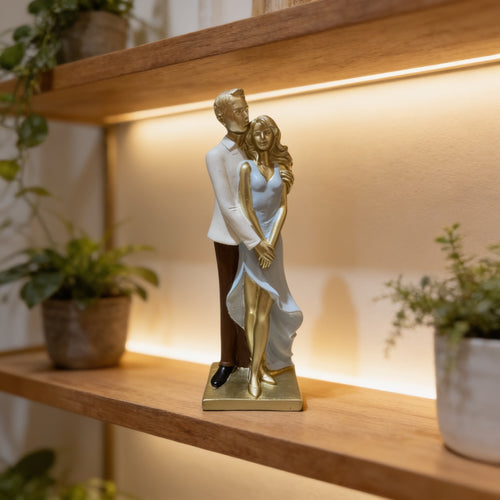 Eternal Bond Elegant Couple Sculpture