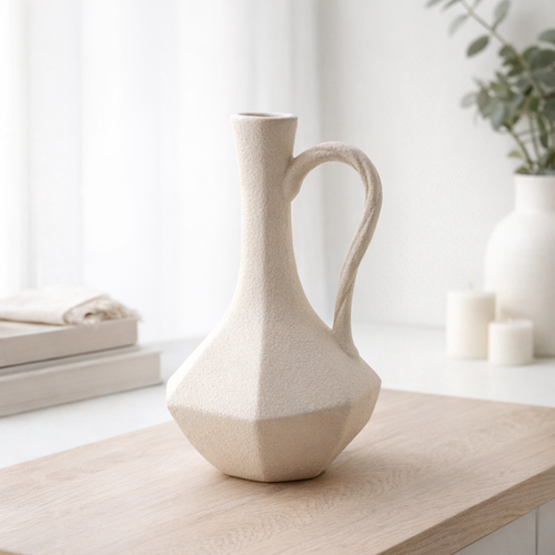Modern Textured Pitcher Vase