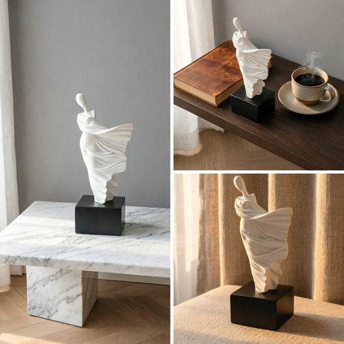 Minimalist Abstract Female Form Statue