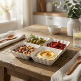 Elegant Verona 4 Compartment Serving Tray