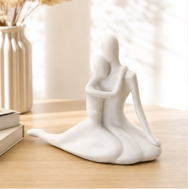 Eternal Bond Connection White Statue