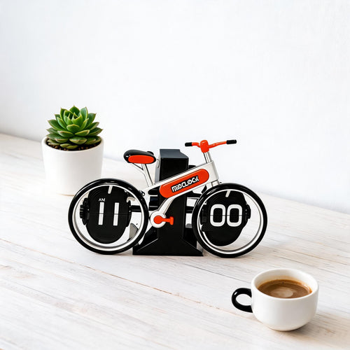 Retro Bicycle Mechanical Clock