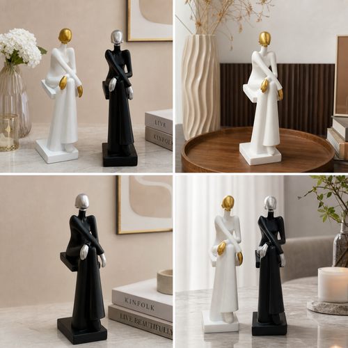 Minimalist Seated Female Figurine