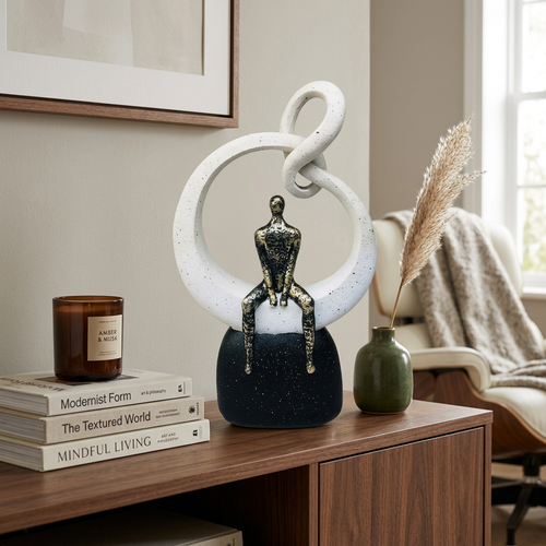 Artisan Abstract Thinker Sculpture