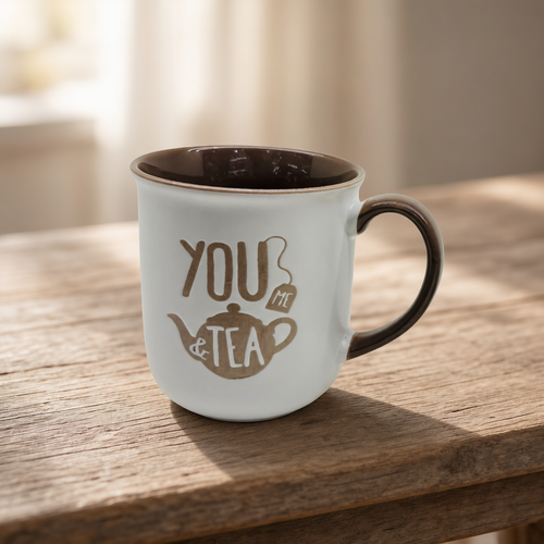 Artisan Ceramic Coffee & Tea Mug Collection – 6 Typography Variants