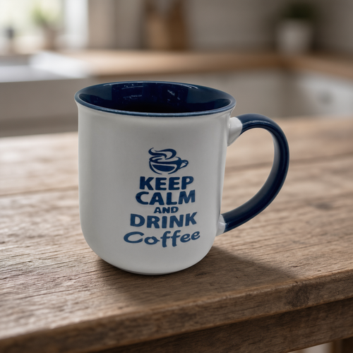 Artisan Ceramic Coffee & Tea Mug Collection – 6 Typography Variants