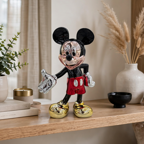Luxury Micky Mouse Figurine Showpiece