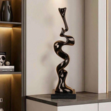 Modern Infinite Flow Ribbon Figurine
