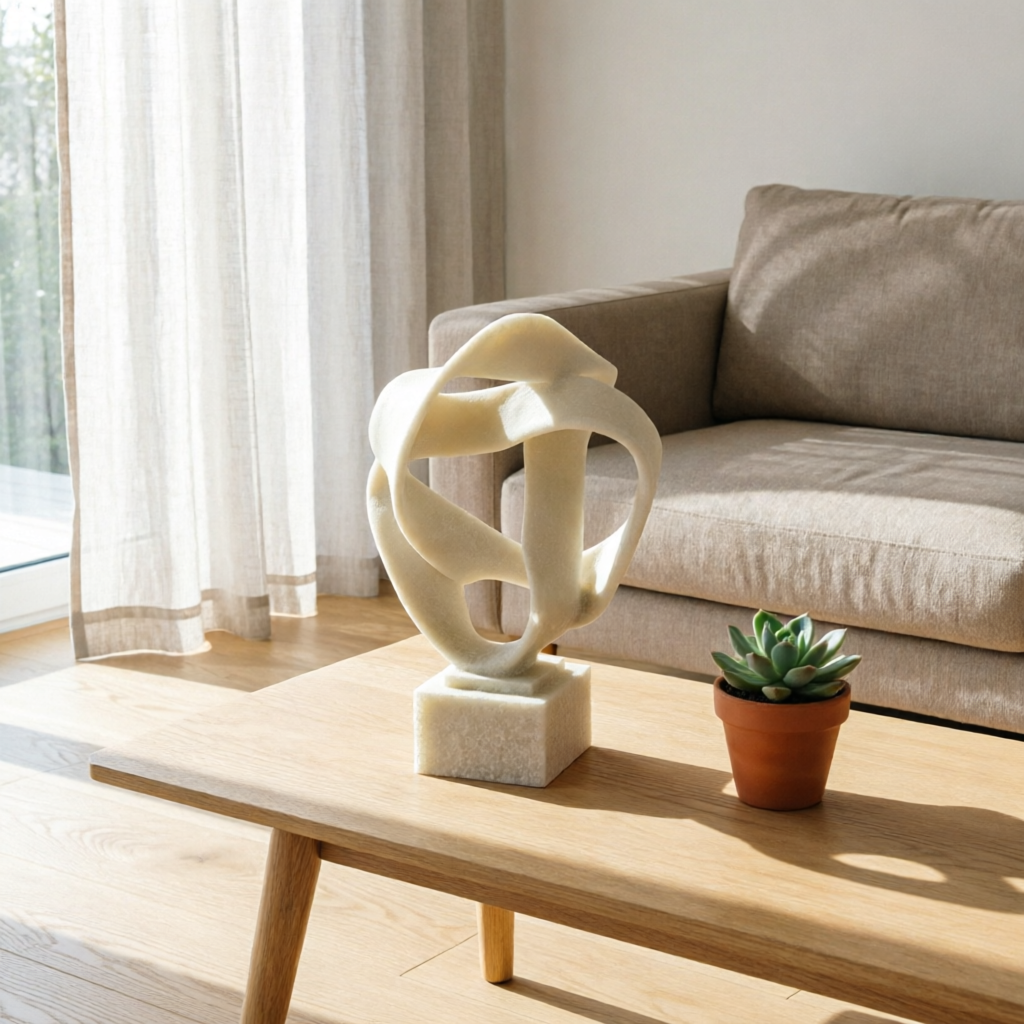 Abstract Infinite Ribbon Sculpture