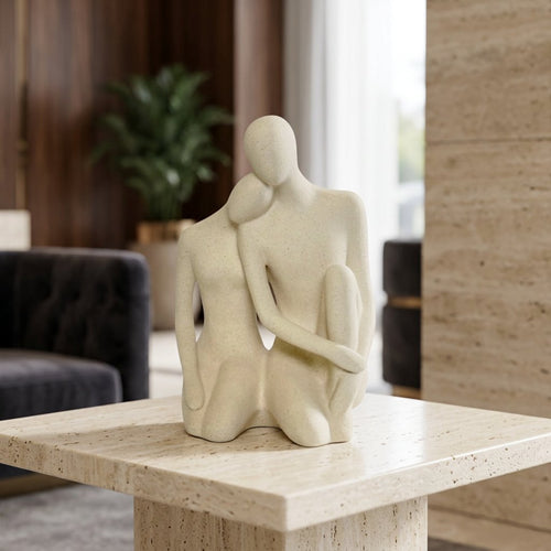 Serenity Textured Embrace Sculpture