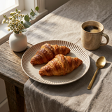 Minimalist Matte Cream Serving Dish Plate 10.5 Inch