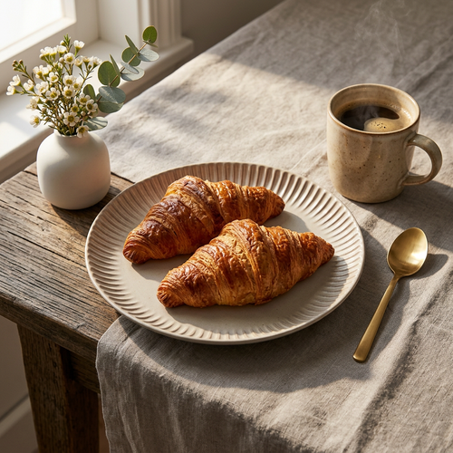 Minimalist Matte Cream Serving Dish Plate 10.5 Inch