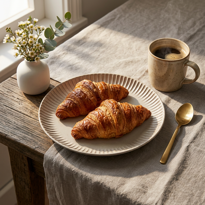 Minimalist Matte Cream Serving Dish Plate 10.5 Inch