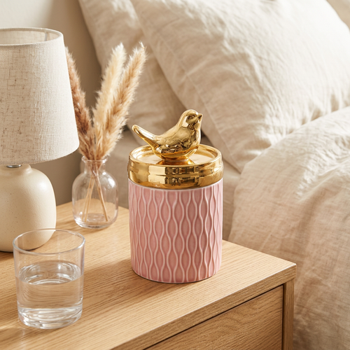 Songbird Ceramic Storage Canister Jar