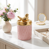 Songbird Ceramic Storage Canister Jar