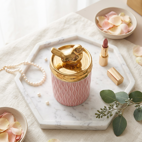 Songbird Ceramic Storage Canister Jar