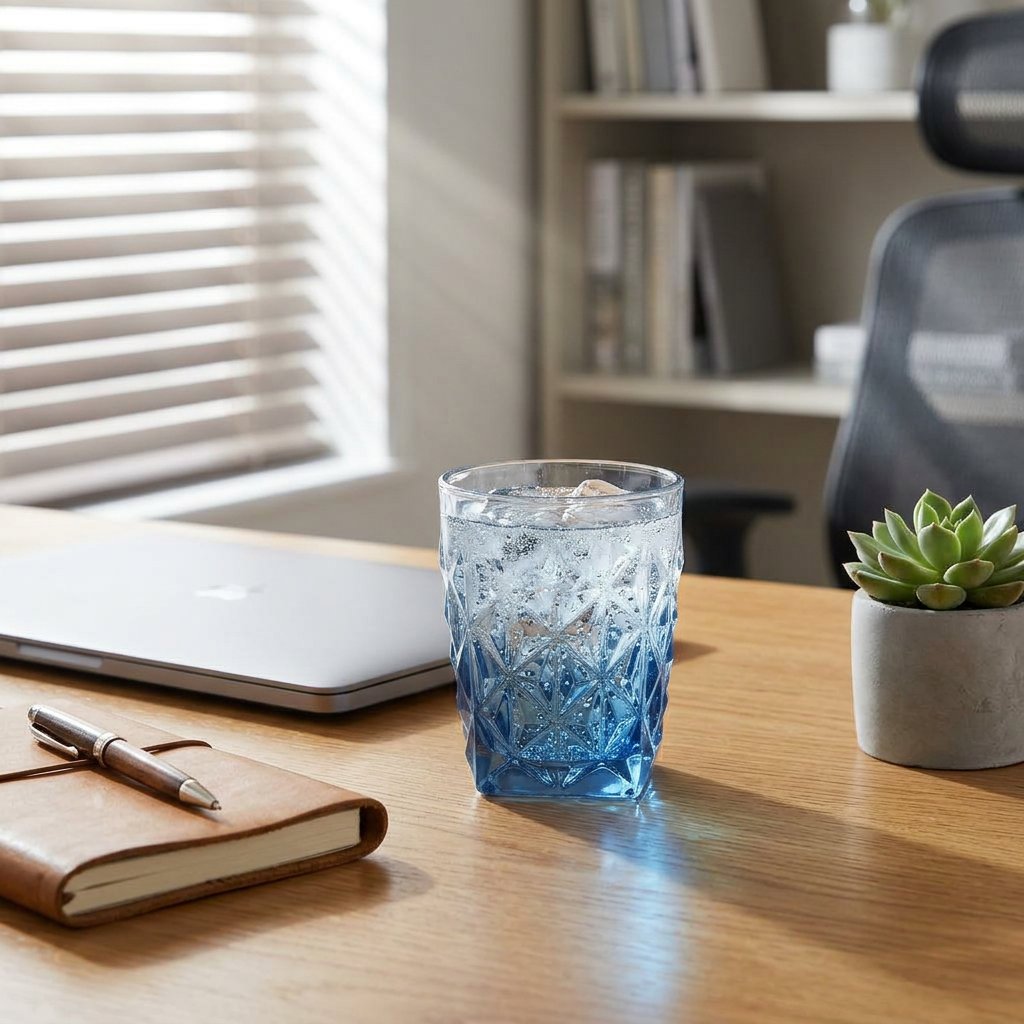 Imperial Ocean Blue Base Glasses Set of 6