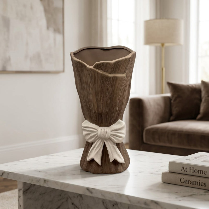 Nordic Minimalist Wrapped Bouquet Vase
