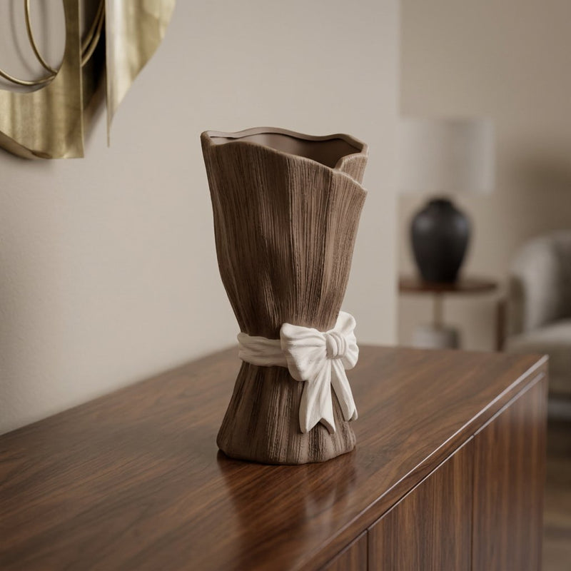 Nordic Minimalist Wrapped Bouquet Vase