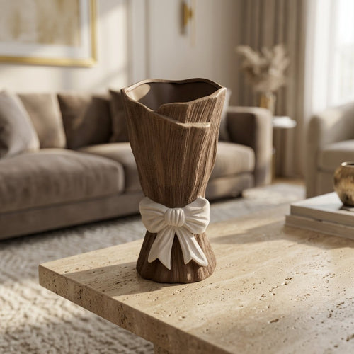 Nordic Minimalist Wrapped Bouquet Vase