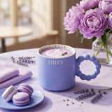 Bubble Handle Pastel Ceramic Mug