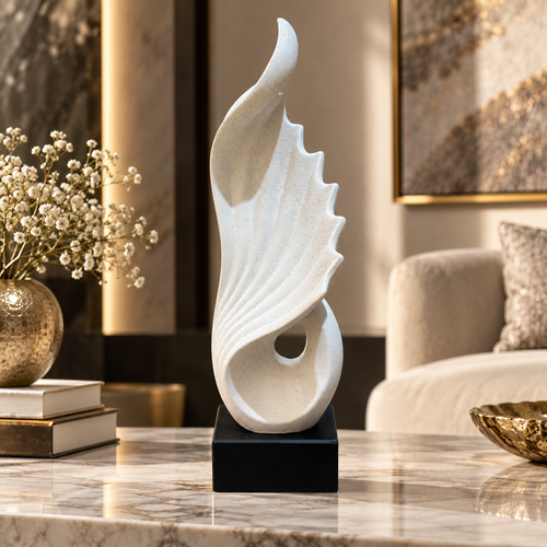 Modernist Soaring Crest Abstract Sculpture