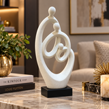 Modernist Vertical Family of Three Sculpture