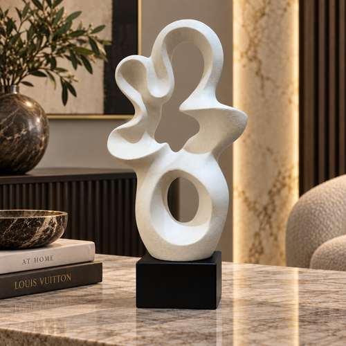 Modernist Organic Multi-Void Abstract Sculpture