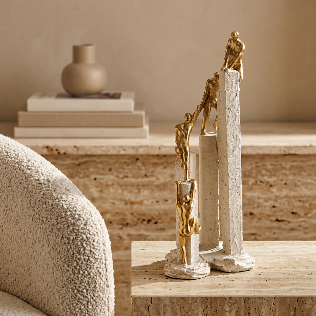 Accent of Success Teamwork Gold Sculpture