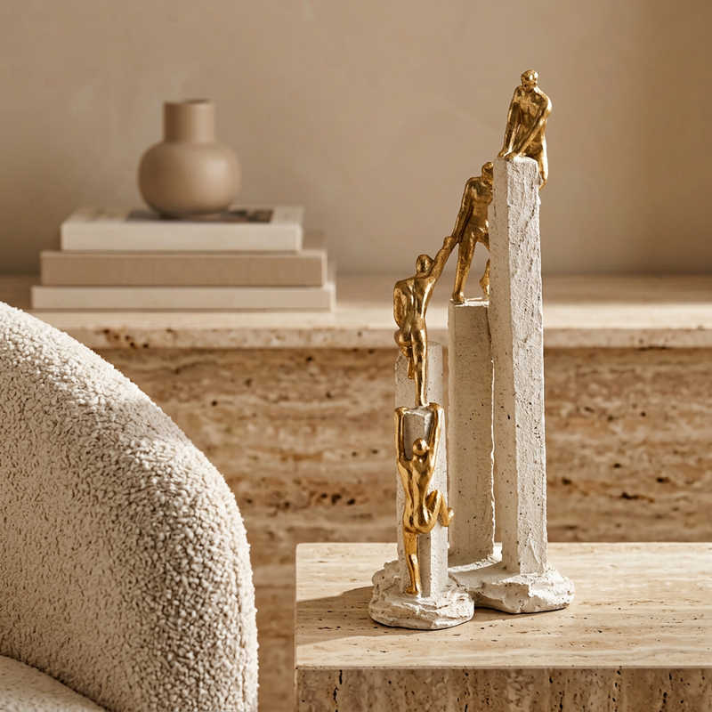 Accent of Success Teamwork Gold Sculpture