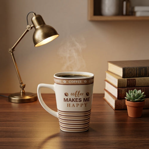 Vintage Cafe Ceramic Coffee Mugs