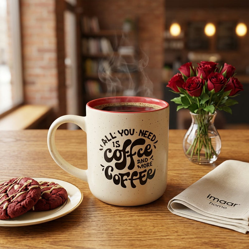 Elegant Coffee Quote Ceramic Mugs