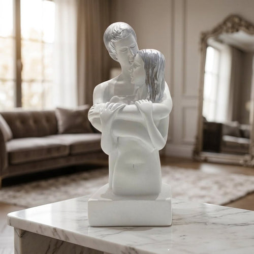 Minimalist Love & Devotion Resin Sculpture