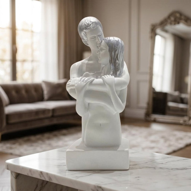 Minimalist Love & Devotion Resin Sculpture