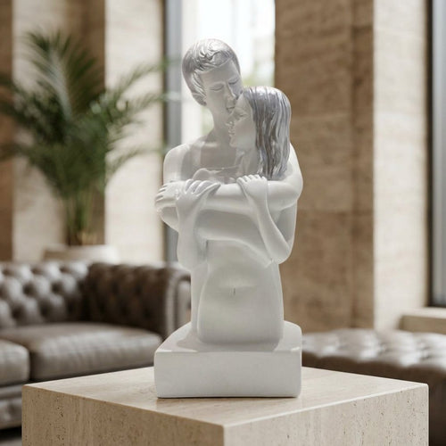 Minimalist Love & Devotion Resin Sculpture