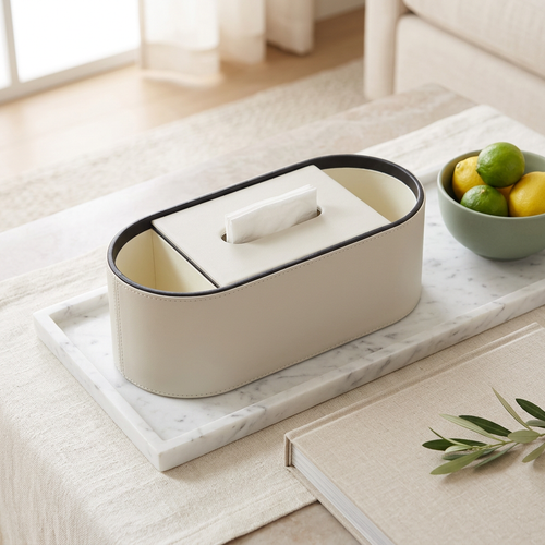 Elegant Dual-Slot Tissue Dispenser