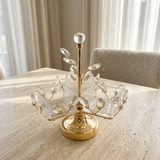 Luxe Crystal Square Bowl Dry Fruit & Condiment Server Set