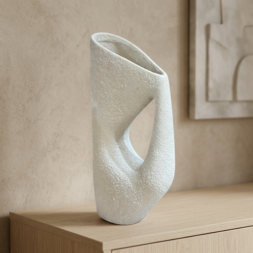 Modern Sculptural Asymmetric Pitcher Vase