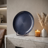 Luxury Cobalt Blue Serving Dish Plate 10.5 Inch