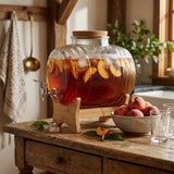 1 Gallon Drink Dispenser with Spigot and Cork Lid