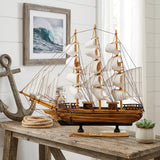 Wooden Nautical Clipper Ship Cutty Sark Model