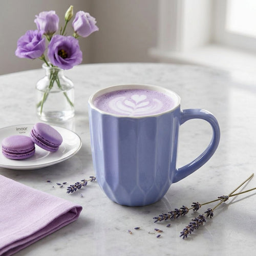 Geometric Diamond Faceded Ceramic Coffee Mug