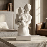Minimalist New Family & Baby Resin Sculpture