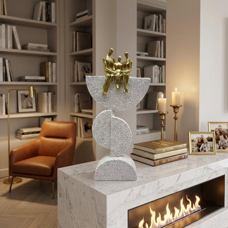 Elegant "Bond & Unity" Tabletop Art Accent