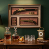 Vintage Rifle and Pistol Framed Art