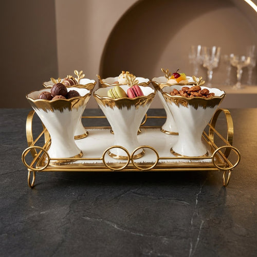 Gilded Lily 13 Piece Luxury Dessert Set