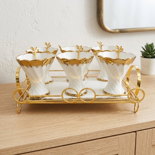 Gilded Lily 13 Piece Luxury Dessert Set