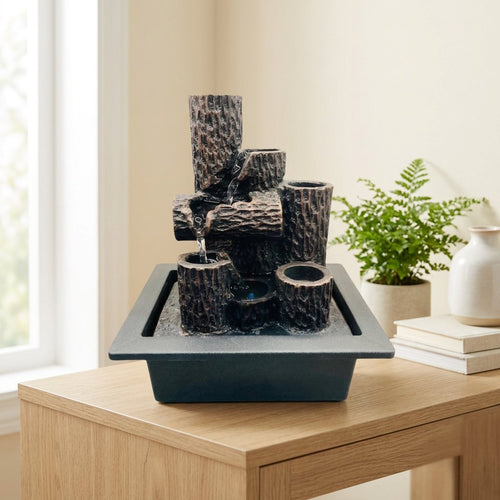Timberland Cascading Desktop Resin Water Fountain